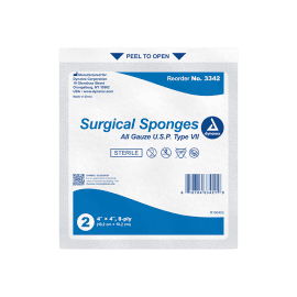 Surgical Gauze Sponge - Sterile 8 Ply 4" x 4" image 0