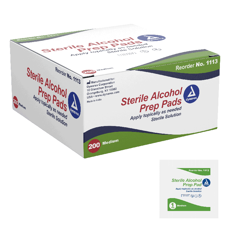 Alcohol Prep Pad - Sterile - Case of 2000 image