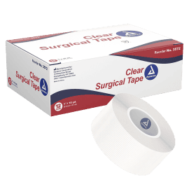 Clear Surgical Tape 1" x 10yds - Box of 12 rolls image