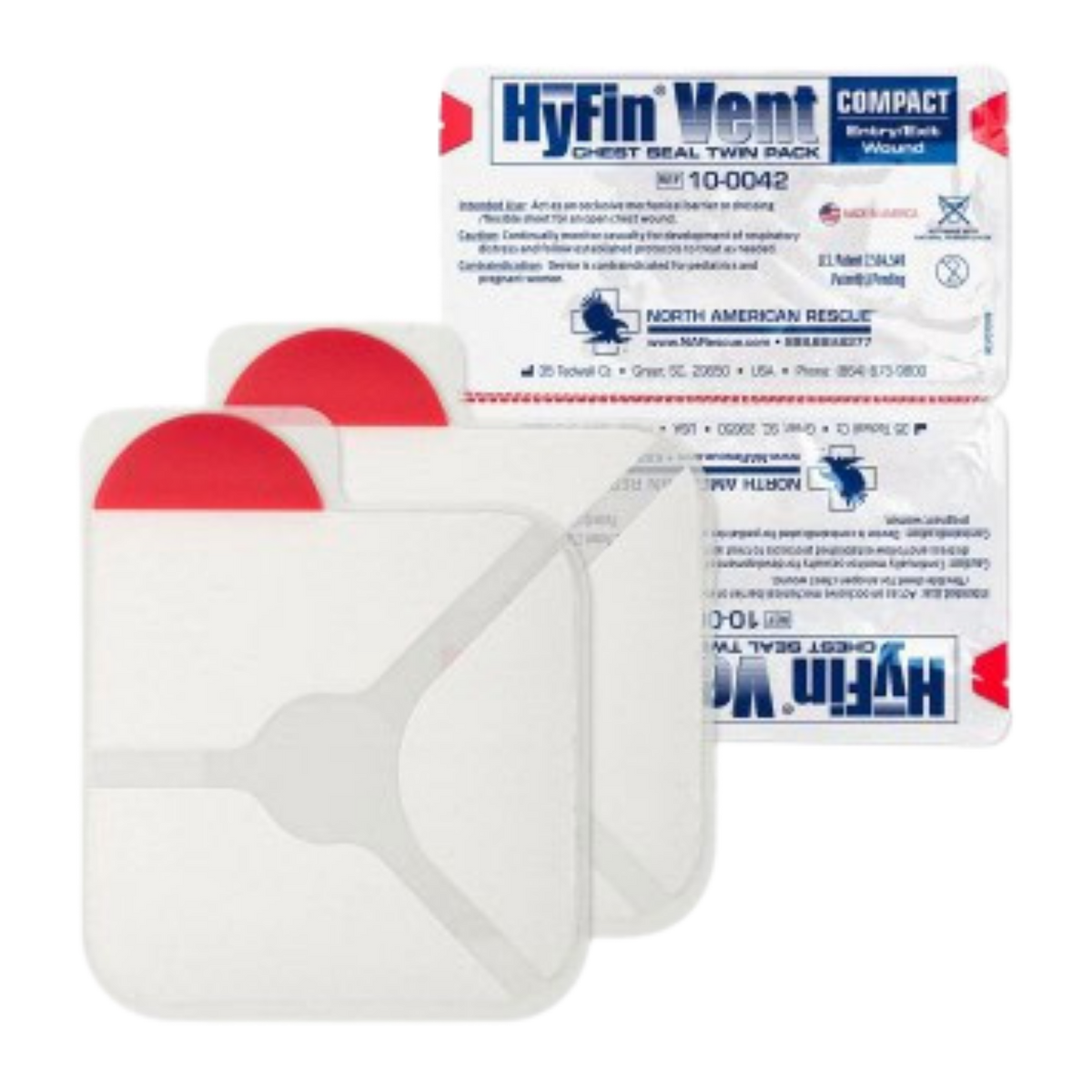Hyfin Vent COMPACT Chest Seal Twin Pack