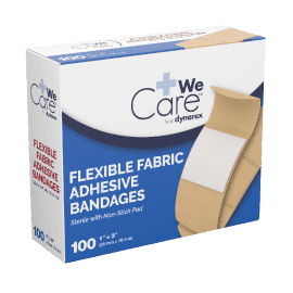 Adhesive Flexible Fabric Bandages - Sterile 1" x 3" image 0