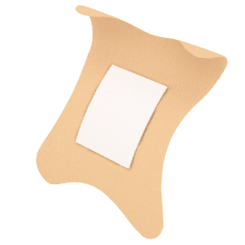 Adhesive Fabric Bandages Four Wing - Sterile 3" x 3" image 2