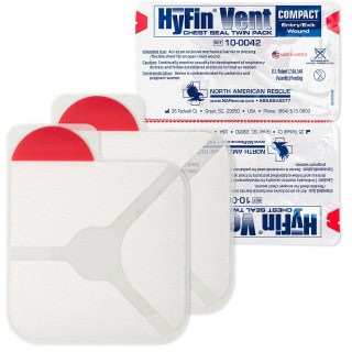 Hyfin Vent COMPACT Chest Seal Twin Pack image 1
