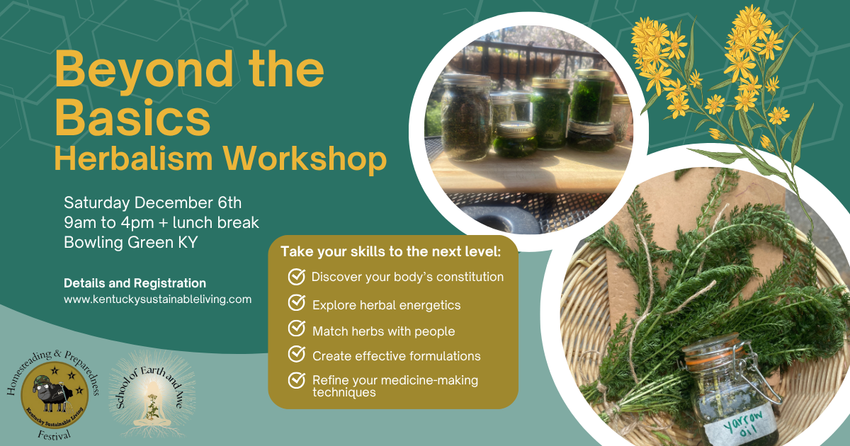 Beyond the Basics Herbalism Workshop