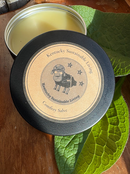 Comfrey Salve Black tin 