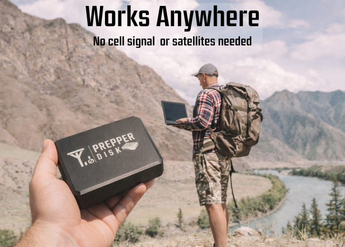 Prepper Disk Premium | Offline Survival WiFi Hotspot 512GB