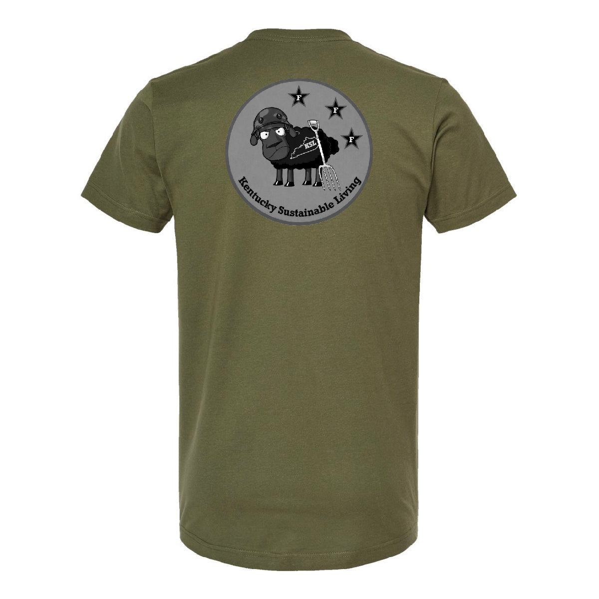 KSL Grey Scale Logo T-shirt – Kentucky Sustainable Living