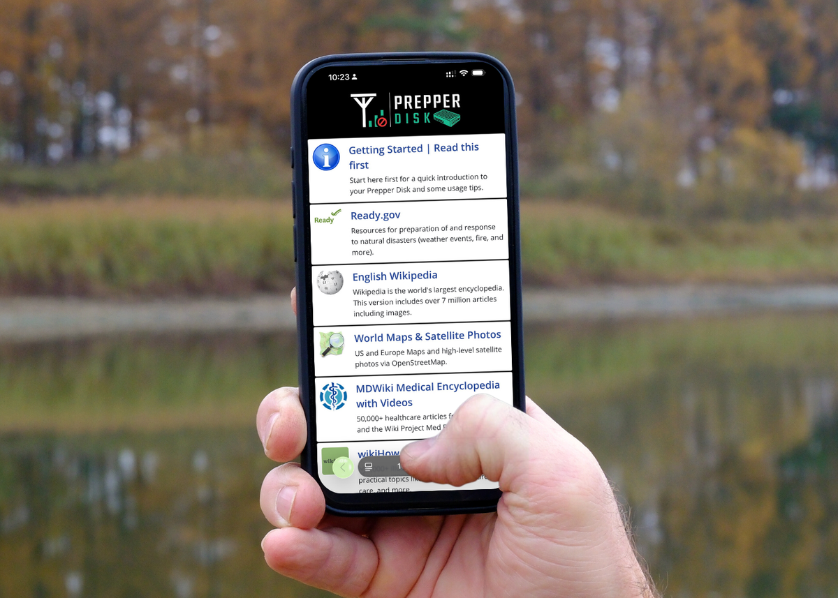 Prepper Disk Premium | Offline Survival WiFi Hotspot 512GB