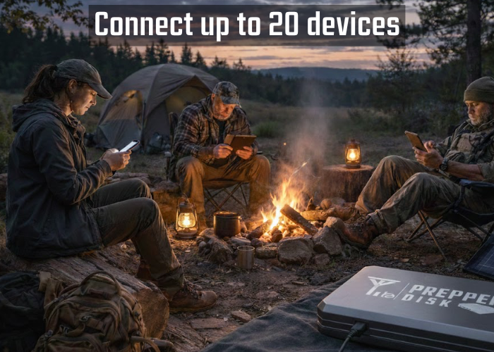 Prepper Disk Premium | Offline Survival WiFi Hotspot 512GB